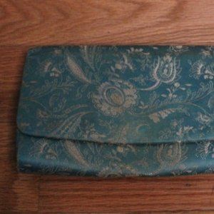 Vintage turquoise clutch